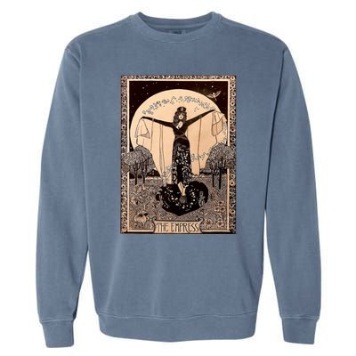 The Empress Tarot Card Garment-Dyed Sweatshirt