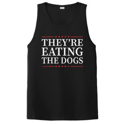 TheyRe Eating The Dogs 2024 Election Vintage Funny PosiCharge Competitor Tank