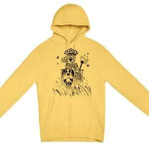 The Empress Tarot Card Iii Premium Pullover Hoodie