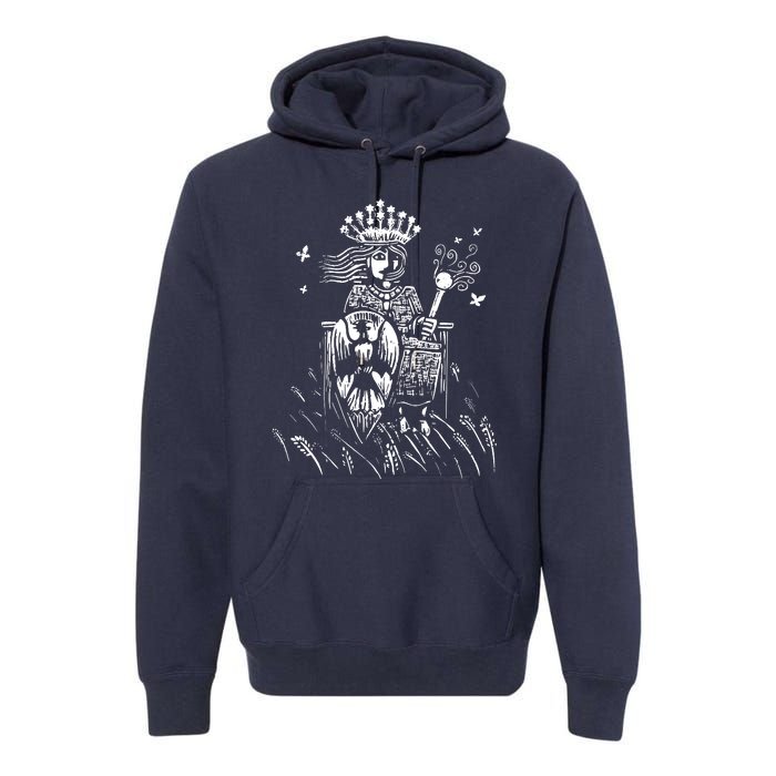 The Empress Tarot Card Iii Premium Hoodie