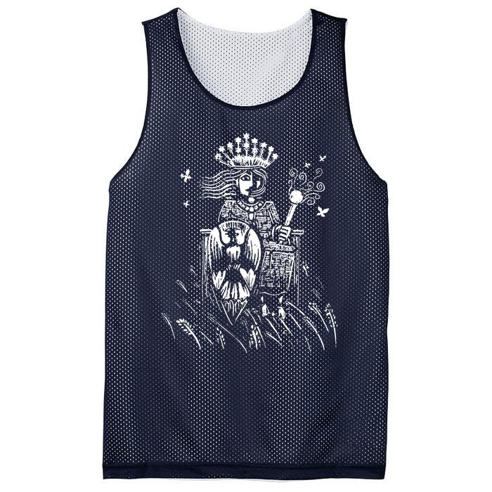 The Empress Tarot Card Iii Mesh Reversible Basketball Jersey Tank