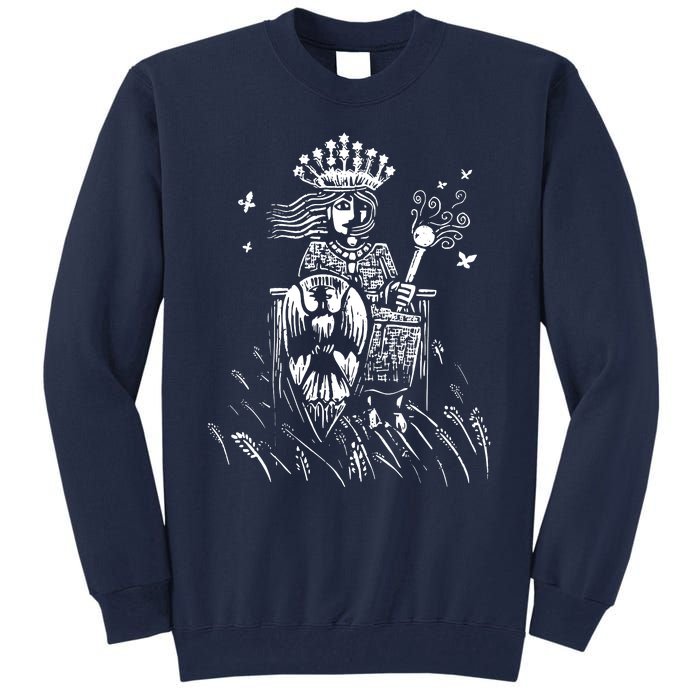 The Empress Tarot Card Iii Tall Sweatshirt