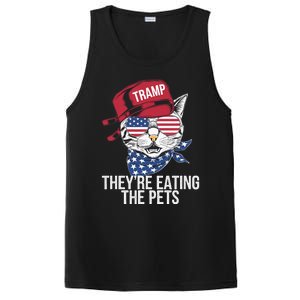 Theyre Eating The Pets Funny Cat Trump PosiCharge Competitor Tank