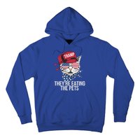 Theyre Eating The Pets Funny Cat Trump Hoodie