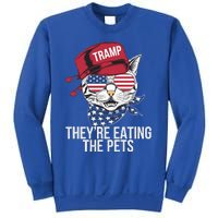 Theyre Eating The Pets Funny Cat Trump Sweatshirt