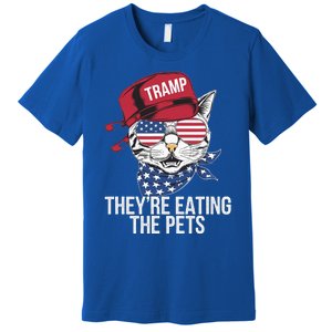 Theyre Eating The Pets Funny Cat Trump Premium T-Shirt