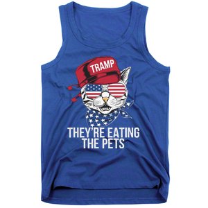 Theyre Eating The Pets Funny Cat Trump Tank Top