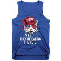 Theyre Eating The Pets Funny Cat Trump Tank Top