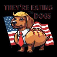 TheyRe Eating The Dogs Trump Hot Dog Backpack