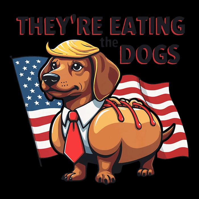 TheyRe Eating The Dogs Trump Hot Dog Backpack