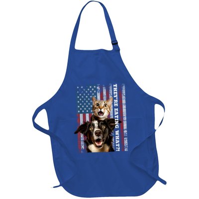 TheyRe Eating The Dogs Cats Pets Save Our Pets Trump Funny Apron