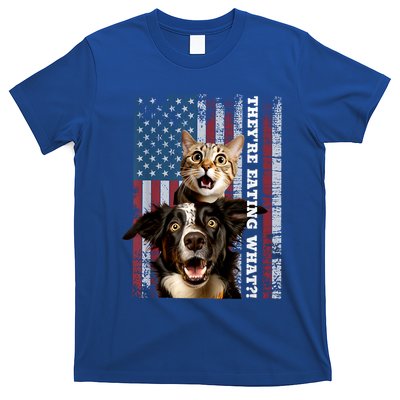 TheyRe Eating The Dogs Cats Pets Save Our Pets Trump Funny T-Shirt