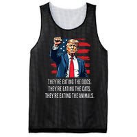 TheyRe Eating The Dogs TheyRe Eating The Cats And Animals Mesh Reversible Basketball Jersey Tank