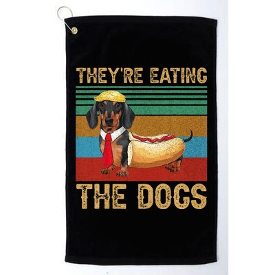 They’Re Eating The Dogs 2024 Platinum Collection Golf Towel