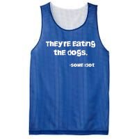 TheyRe Eating The Dogs Mesh Reversible Basketball Jersey Tank