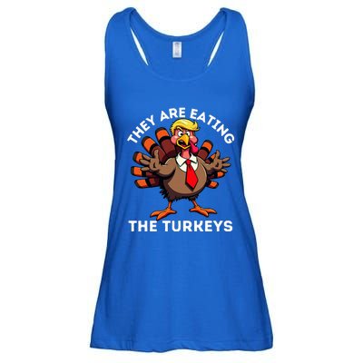 TheyRe Eating The Turkeys Ladies Essential Flowy Tank