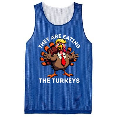 TheyRe Eating The Turkeys Mesh Reversible Basketball Jersey Tank