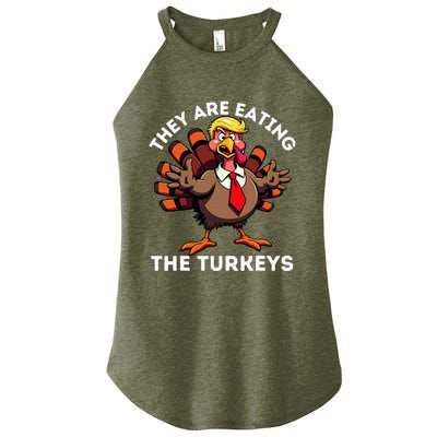 TheyRe Eating The Turkeys Women's Perfect Tri Rocker Tank