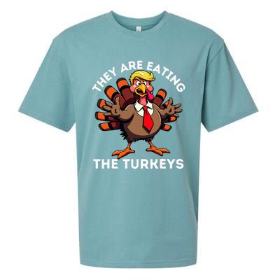 TheyRe Eating The Turkeys Sueded Cloud Jersey T-Shirt