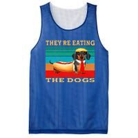 They’Re Eating The Dogs Dachshund Weiner Mesh Reversible Basketball Jersey Tank