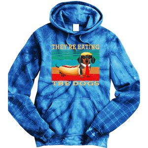 They’Re Eating The Dogs Dachshund Weiner Tie Dye Hoodie