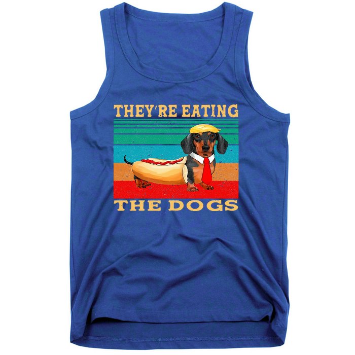 They’Re Eating The Dogs Dachshund Weiner Tank Top