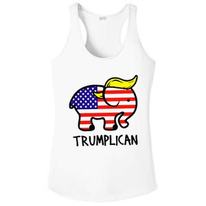 Trumplican Elephant TrumpFunny RepublicanUltra Maga 2024 Ladies PosiCharge Competitor Racerback Tank