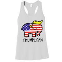 Trumplican Elephant TrumpFunny RepublicanUltra Maga 2024 Women's Racerback Tank