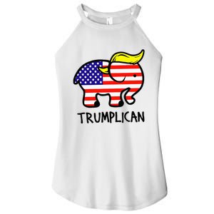 Trumplican Elephant TrumpFunny RepublicanUltra Maga 2024 Women's Perfect Tri Rocker Tank