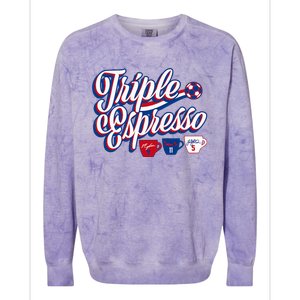 Triple Espresso Colorblast Crewneck Sweatshirt