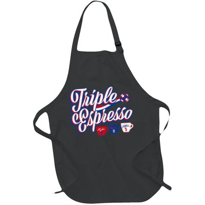 Triple Espresso Full-Length Apron With Pockets