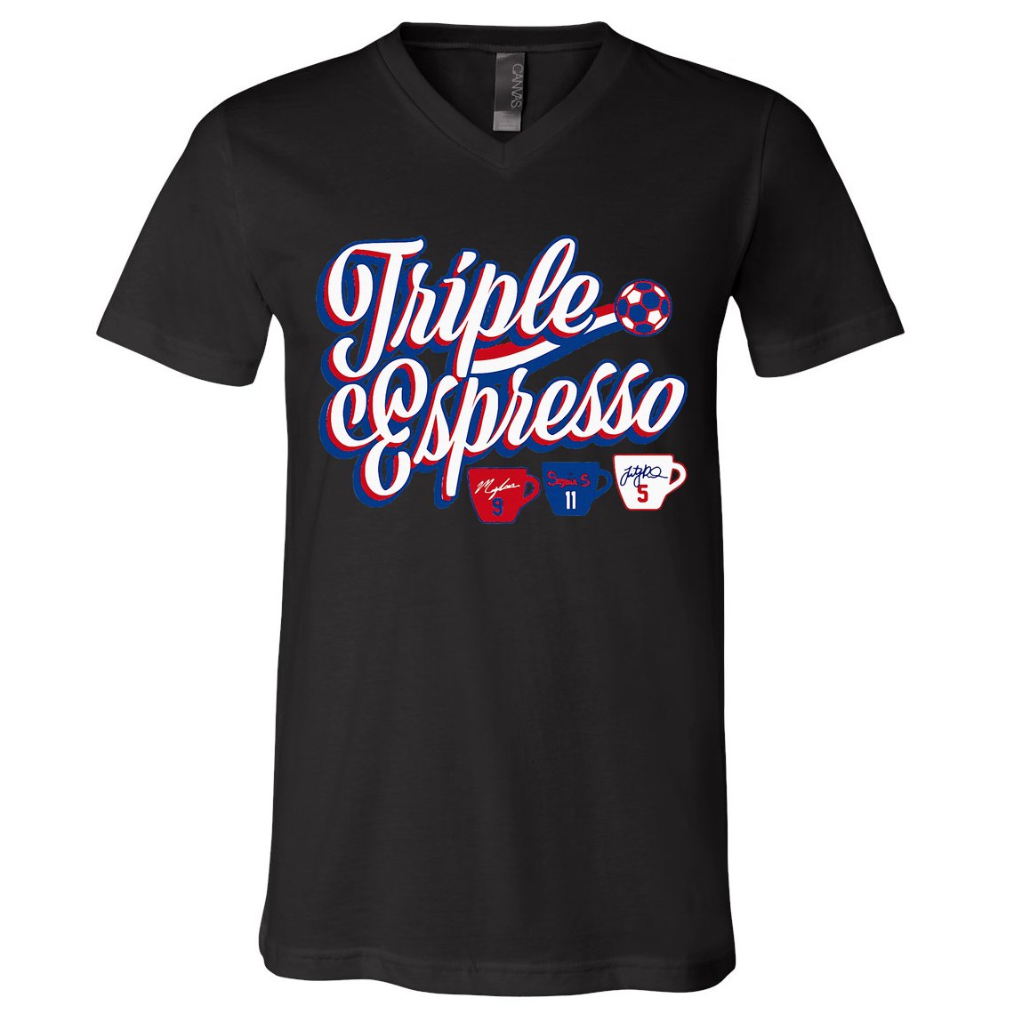 Triple Espresso V-Neck T-Shirt