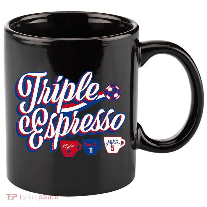 Triple Espresso 11oz C Handle Ceramic Mug