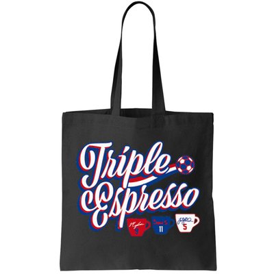 Triple Espresso Tote Bag