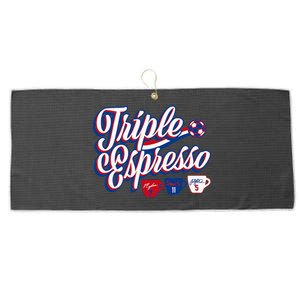 Triple Espresso Large Microfiber Waffle Golf Towel