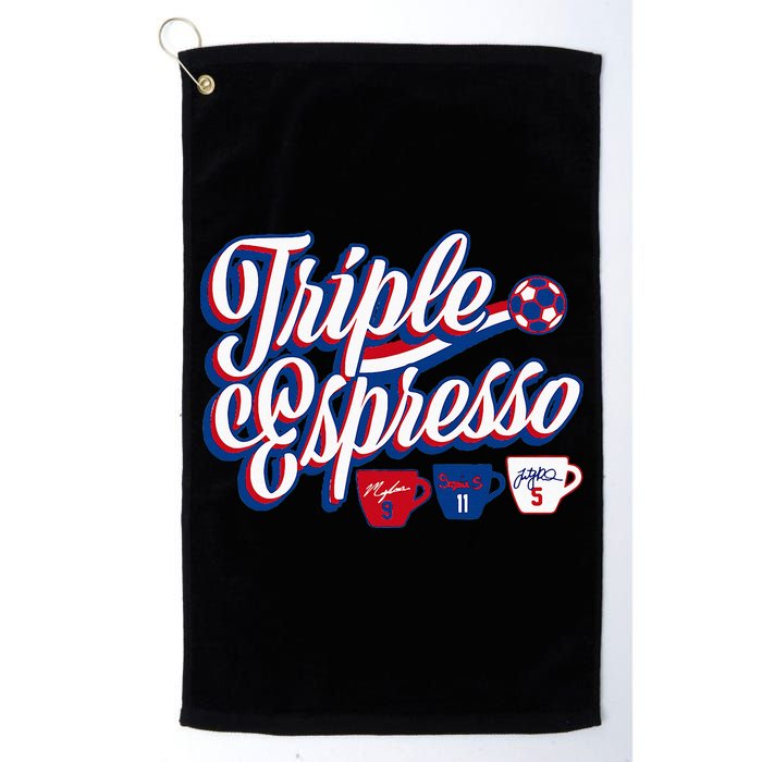 Triple Espresso Golf Towel