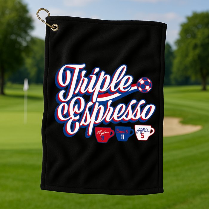 Triple Espresso Golf Towel