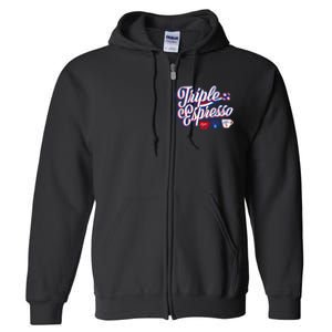 Triple Espresso Full Zip Hoodie