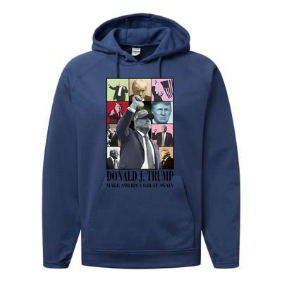 Trump Eras Trump Era In My Trump 2024 Era Performance Fleece Hoodie