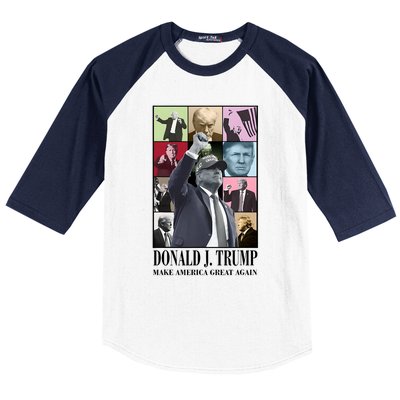 Trump Eras Trump Era In My Trump 2024 Era Baseball Sleeve Shirt