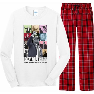 Trump Eras Trump Era In My Trump 2024 Era Long Sleeve Pajama Set