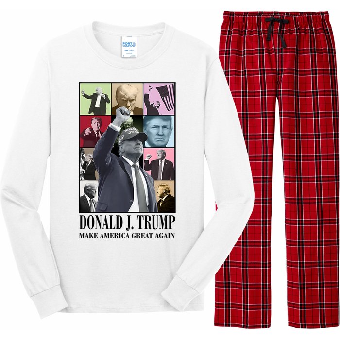 Trump Eras Trump Era In My Trump 2024 Era Long Sleeve Pajama Set