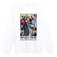 Trump Eras Trump Era In My Trump 2024 Era Premium Crewneck Sweatshirt