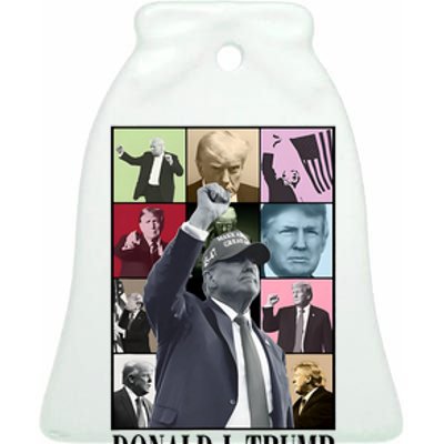 Trump Eras Trump Era In My Trump 2024 Era Ceramic Bell Ornament