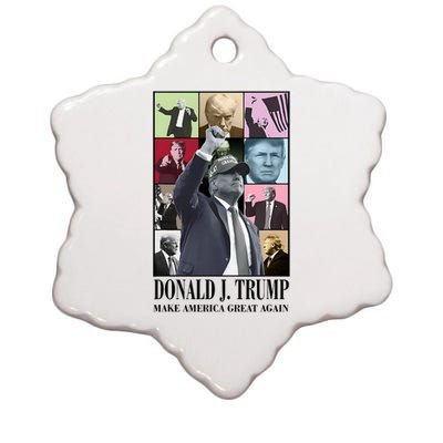 Trump Eras Trump Era In My Trump 2024 Era Ceramic Star Ornament