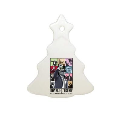 Trump Eras Trump Era In My Trump 2024 Era Ceramic Tree Ornament