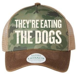 TheyRe Eating The Dogs Animal Rights Activism Dogs Legacy Tie Dye Trucker Hat