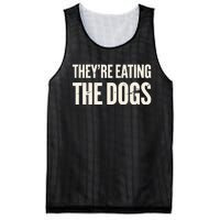 TheyRe Eating The Dogs Animal Rights Activism Dogs Mesh Reversible Basketball Jersey Tank