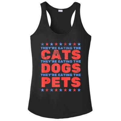 TheyRe Eating The Dogs Eating The Cats Ladies PosiCharge Competitor Racerback Tank