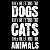 TheyRe Eating The Dogs TheyRe Eating The Cats And Animals Impact Tech Backpack